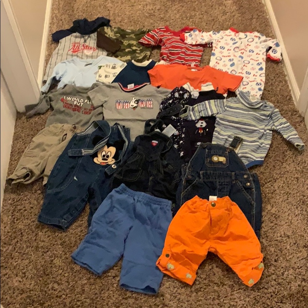Boys 3-6 month lot